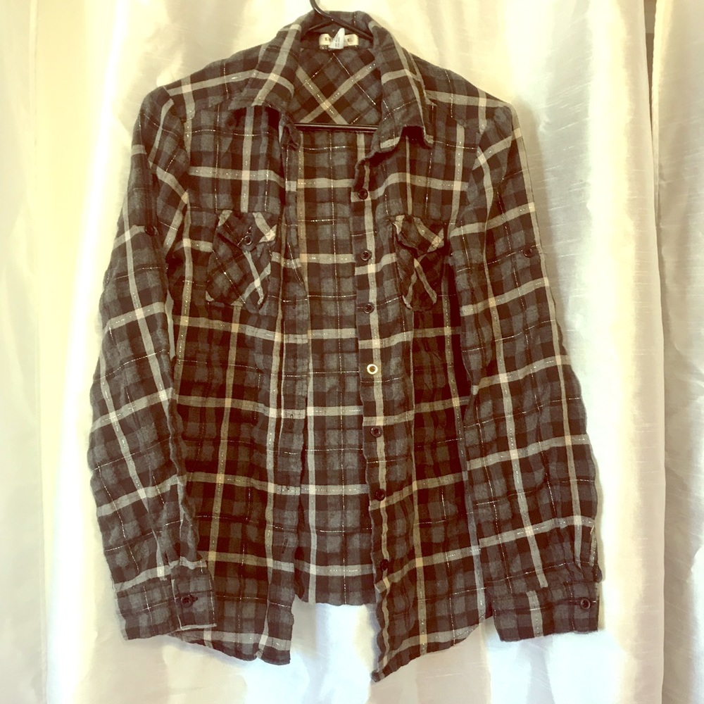 Better Be Plaid Button Down Shirt